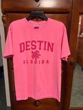Destin Florida Pink Short-Sleeve Graphic Tee